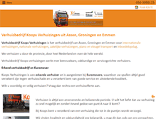 Tablet Screenshot of koopsverhuizingen.nl